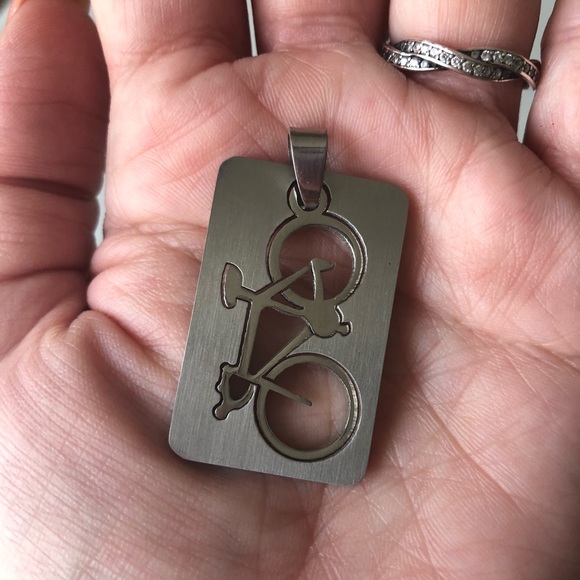 New Listing  Laser Cut Bike Pendant or Dog Tag - Picture 6 of 8